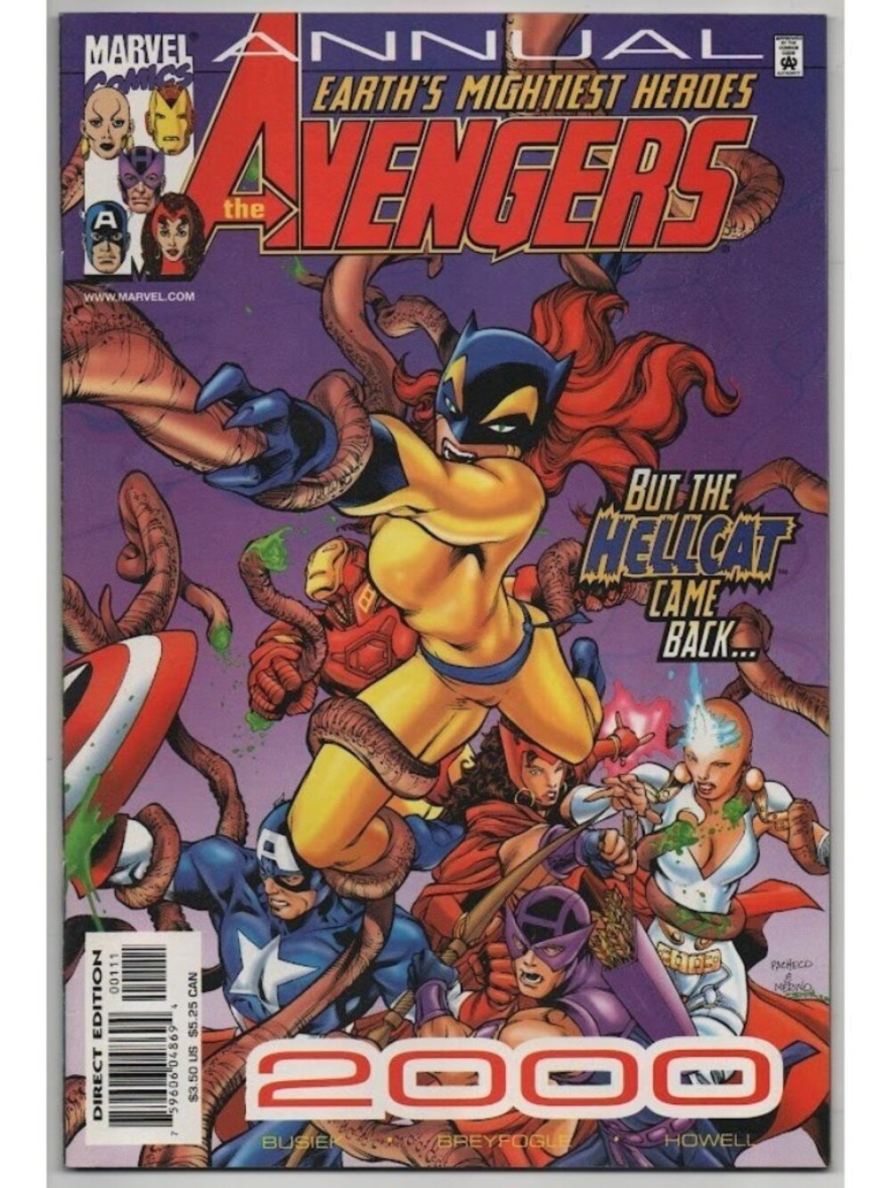 Avengers Annual 2000 Marvel Comics 2000 VF 8.0 Hellcat Returns